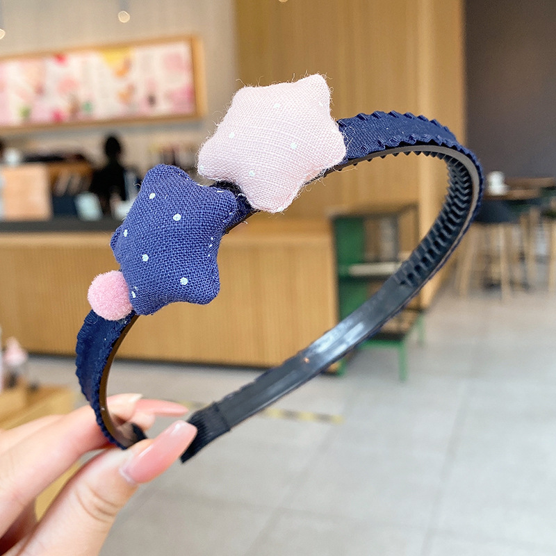 Băng đô cài tóc đính hoa dễ thương phong cách Hàn Quốc cho bé gái