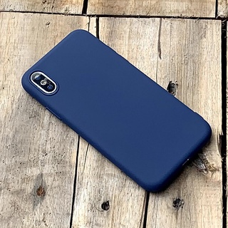 Ốp lưng iPhone XS Max dẻo mỏng màu xanh dương - Hàng chính hãng