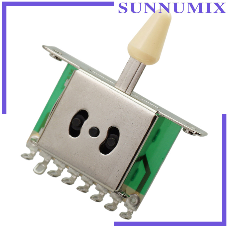 [SUNNIMIX]Guitar 3 Way Pickup Selector Switch with Black Tip for   ST SQ Guitar