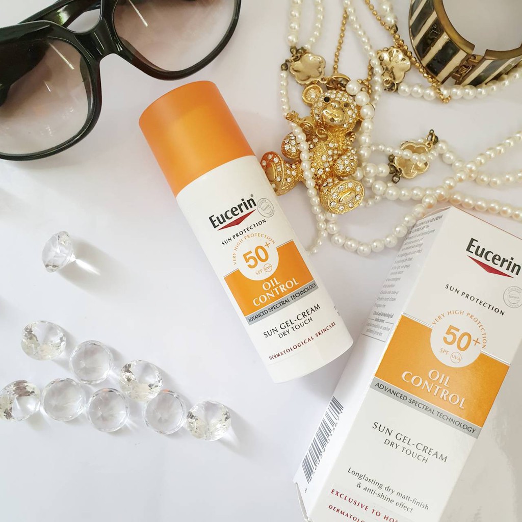 Kem chống nắng kiểm soát dầu nhờn Eucerin Sun Gel-Creme Oil Control SPF 50+ - Mecskincare