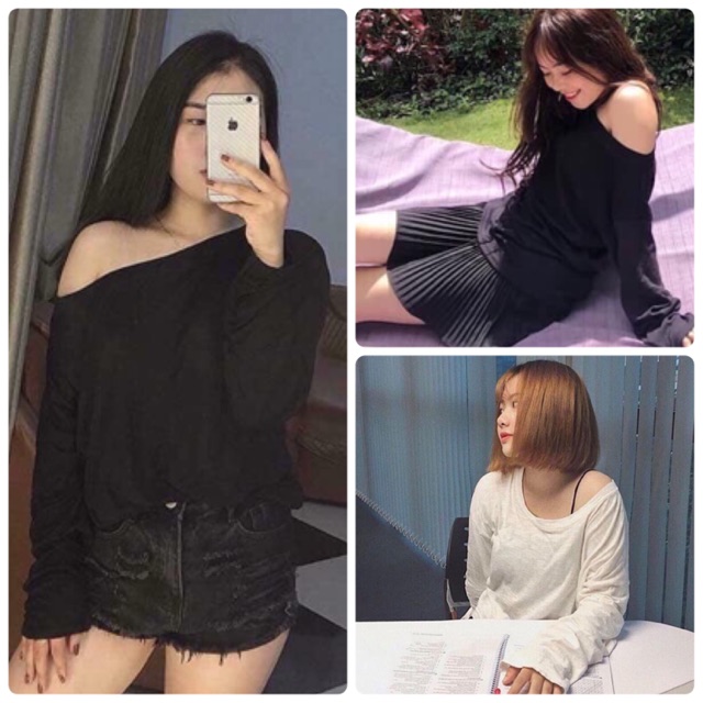 ÁO THUN LỆCH VAI