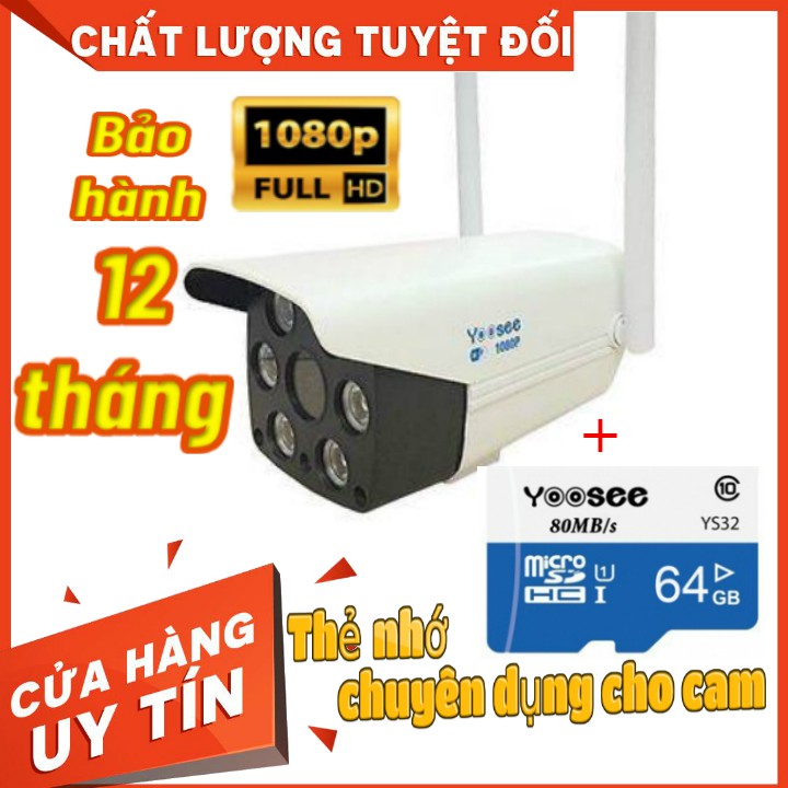 Camera yoosee ngoài trời chống nước siêu nét - Hàng chính hãng bảo hành 12 tháng