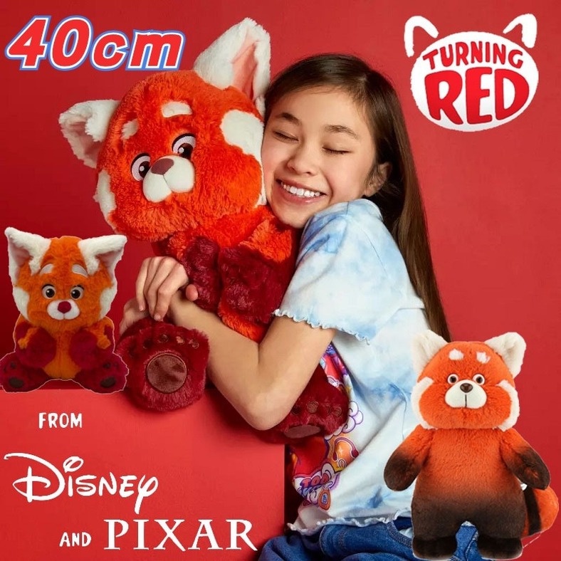 TURNING RED Búp Bê Nhồi gối ôm thú nhồi bông chất liệu mềm mịn