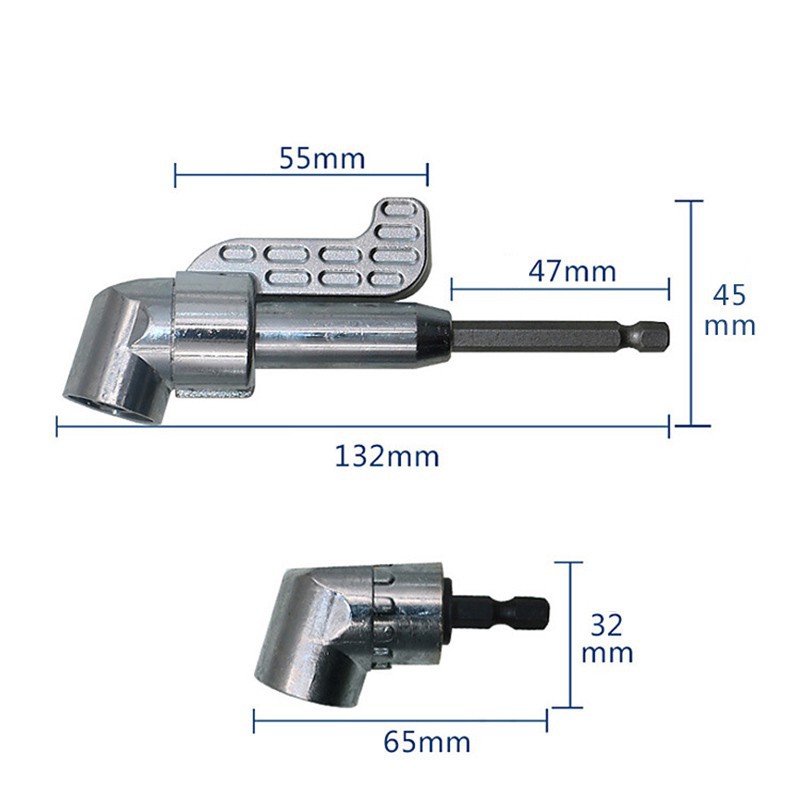 EKEZ Đầu Chuyển Hướng Khoan Bắt Vít Chân Lục Giác Góc Hẹp 105 Độ