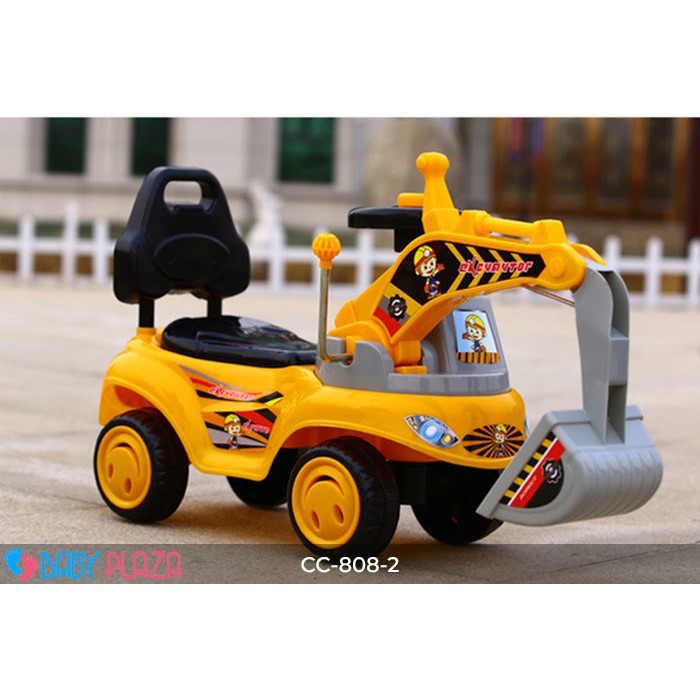 Xe cẩu chòi chân xe múc đất, xúc đất cho bé BABY PLAZA CC-808-2