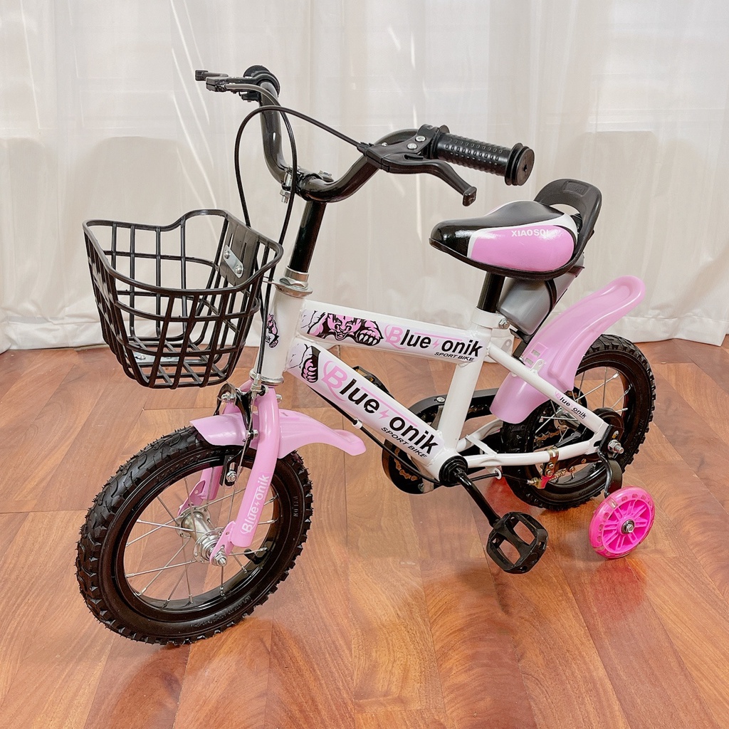 Xe đạp trẻ em cho bé từ 2 đến 4 tuổi 9BABY màu hồng