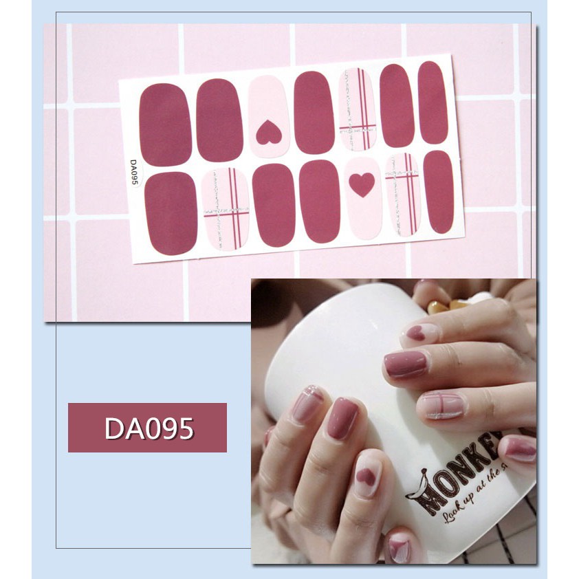 MIẾNG STICKER DÁN MÓNG TAY XINH NHIỀU MẪU