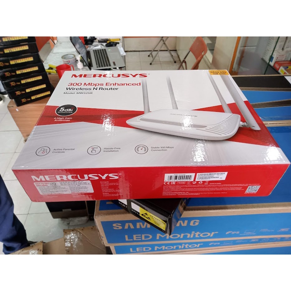 Mercusys MW325R – Bộ Phát Wifi Không Dây 300Mbps, 4 Ăng Ten