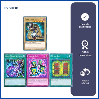 Thẻ bài Yugioh Set combo Dark Magician (Common) - Thẻ bài chính hãng