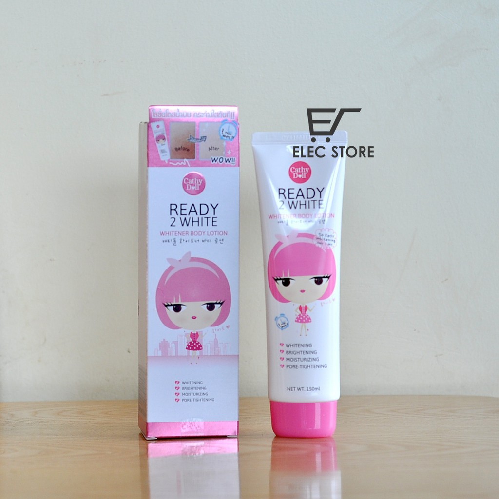 Sữa dưỡng thể trắng da Cathy Doll  Ready 2 White 150ml Thái Lan