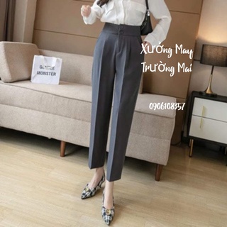 QUẦN Baggy CẠP CAO 2 KHUY BASIC hot trend TM 3D