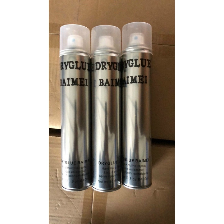Gôm xịt giữ nếp tóc DRYGLUE BAIMEI loại 600ml