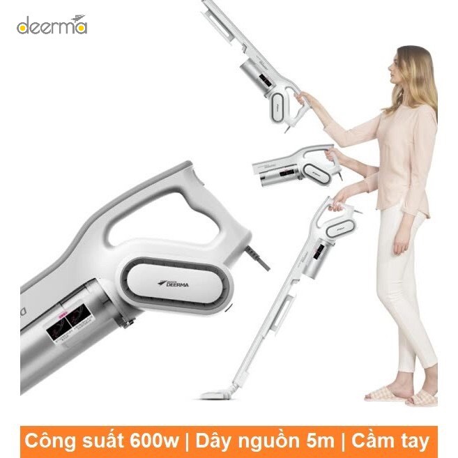 [ Tặng MGG 30K ] Máy hút bụi cầm tay DEERMA DX700S DX700 Chính hãng Xiaomi Youpin , lực hút khỏe, lõi lọc HEPA