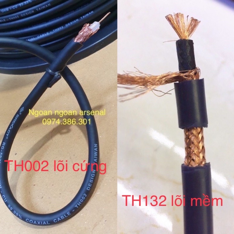 Dây tín hiệu Coaxial AV RCA cong bẻ góc chất lượng