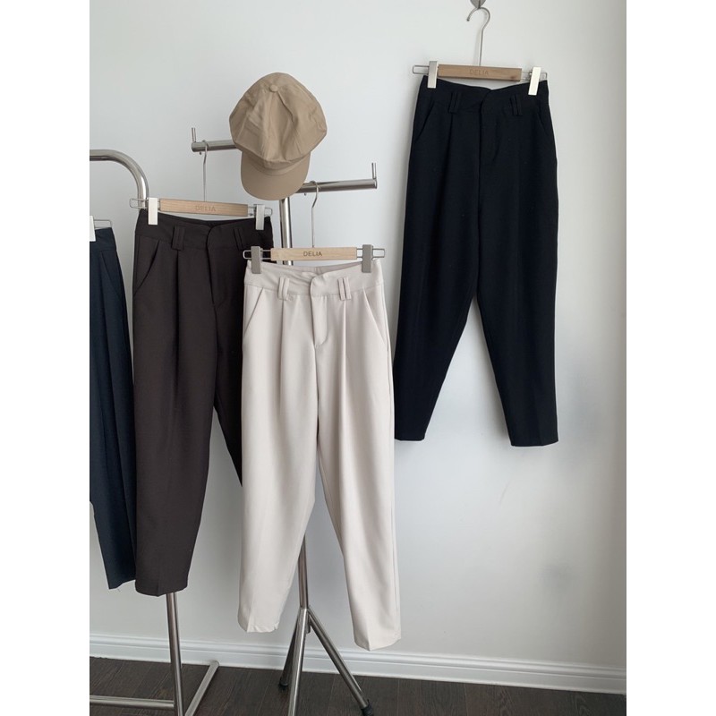 [Mã FAMARAL1 giảm 10K đơn 50K] 209 QUẦN VẢI BAGGY ĐỈA ĐÔI
