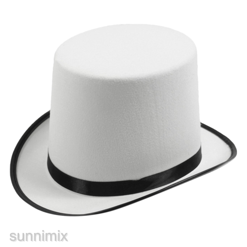 Mũ ảo thuật màu trắng cho nam và nữ