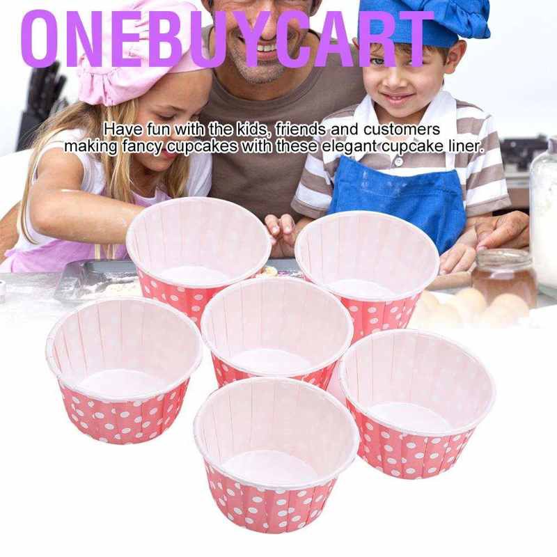 Set 100 Cốc Giấy Làm Bánh Cupcake