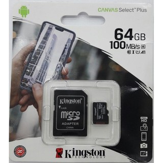 Thẻ Nhớ MicroSDXC Kingston 64GB Class 10 - Tem SPC/FPT BH 5 năm