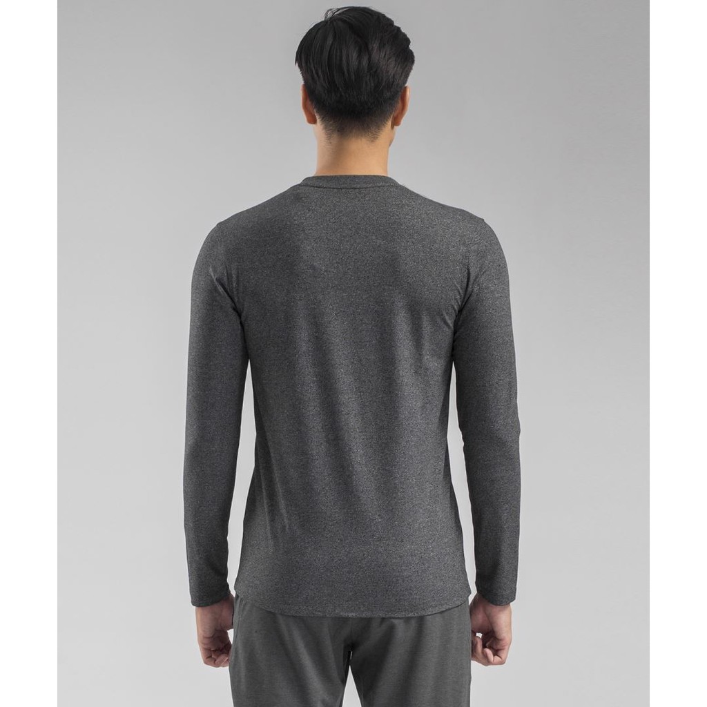 Áo thun dài tay, áo thu đông, cổ tròn nam⚡ARISTINO⚡ màu trắng,mềm mại, dễ chịu, thoáng mát, thấm hút mồ hôi-ALT006W8 | BigBuy360 - bigbuy360.vn