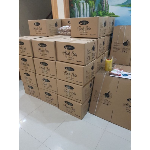 Hành ta thái lát sấy khô đóng gói quy cách  500g/gói
