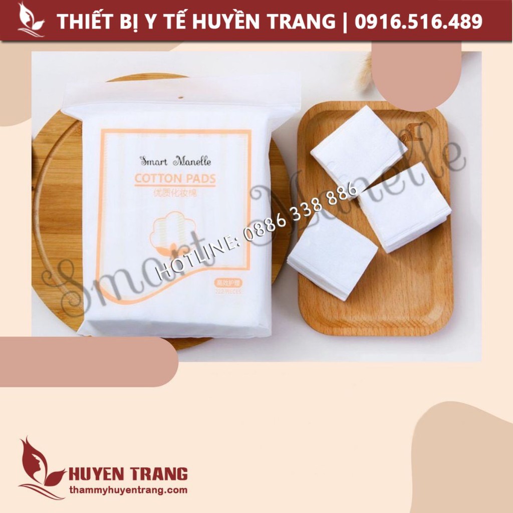 Bông tẩy trang siêu rẻ gói 222 miếng 3 Lớp Cotton Pads