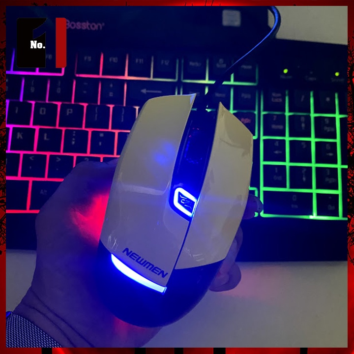 Chuột Gaming Máy Tính Chính Hãng NEWMEN G10 Led Rgb Chuột Vi Tính Laptop Pc Chơi Game Có Dây