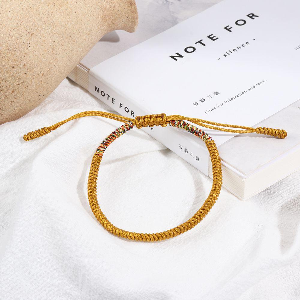 Vòng Đeo Tay May Mắn Dây Thừng Có Thể Điều Chỉnh Được