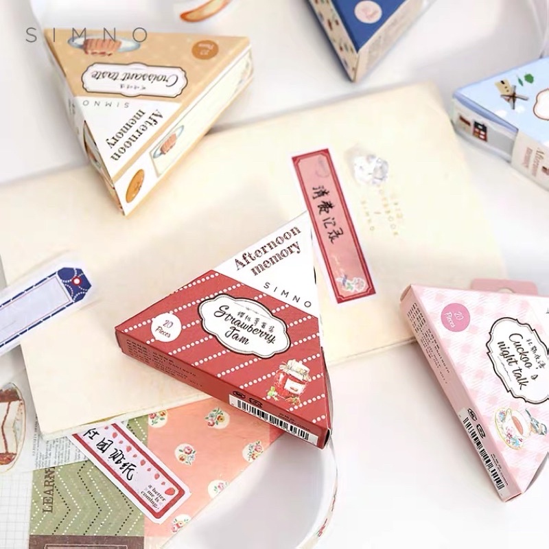 Nhãn dán dạng washi tape chủ đề mùa hè ,dán trên mọi bề mặt