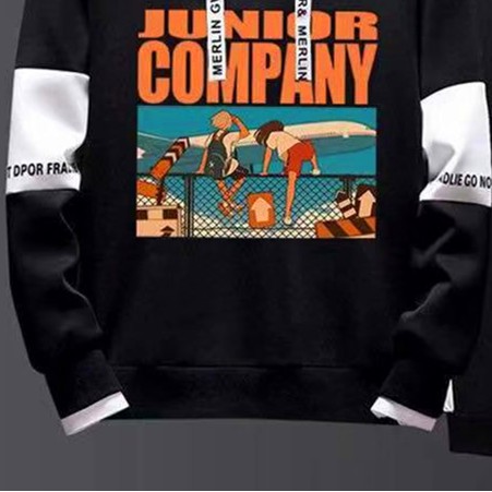 Set of hoodies and trousers in European and American fashion