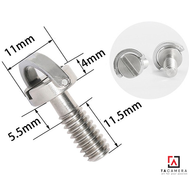 Ốc 1/4 Gắn Plate Size Dài