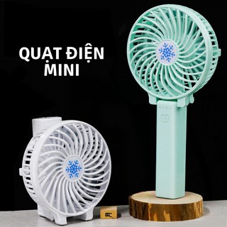 Quạt Mini Cầm Tay Điện Hàn Quốc 3 Chức Năng Kèm Ảnh Thật