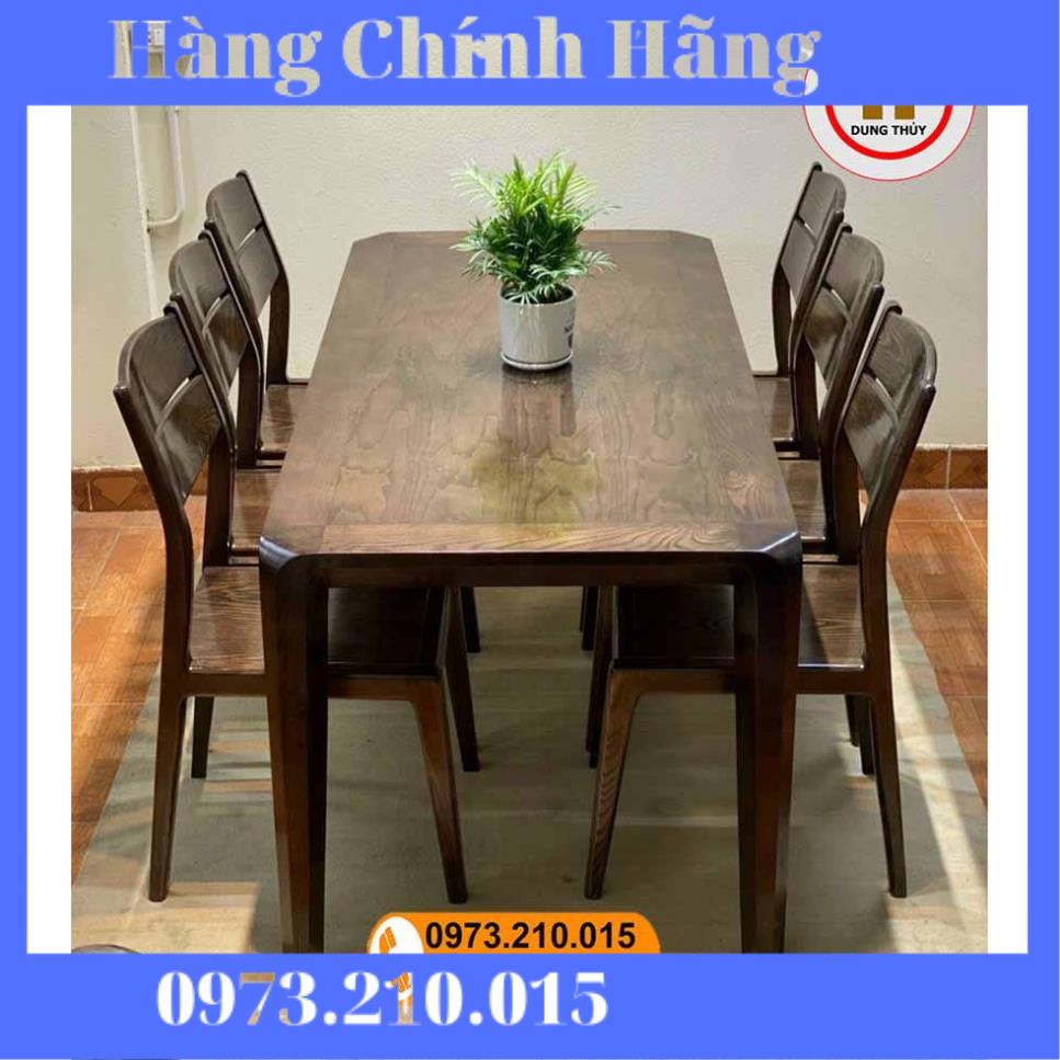 HÀNG CHÍNH HÃNG   Bộ bàn ăn 6 ghế kiểu phương Tây gỗ sồi Nga BA05 giá gốc tại xưởng
