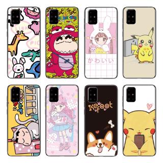 Ốp điện thoại TPU mềm in hoạt hình Pikachu cho Samsung Galaxy Note 20 Pro Plus/A21S/M01/A51/A71