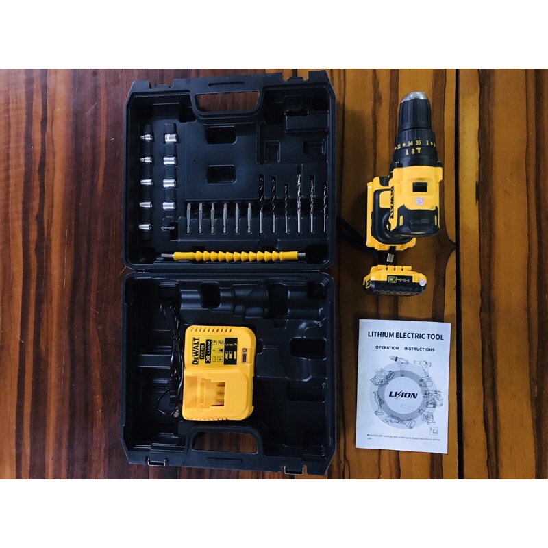 MÁY KHOAN PIN 3 CHỨC NĂNG DeWALT MÔ TƠ TỪ SIÊU MẠNH 20V FULL PHỤ KIỆN THẾ HỆ MỚI 2022 NEW