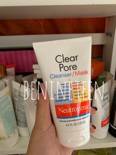[TẶNG CHOCOLATE HERSHEY] Sữa Rửa Mặt Neutrogena Clear Pore Cleanser/Mask 125ml