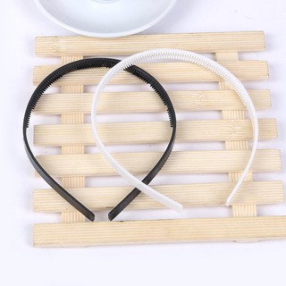 0.8 cm Bờm nhựa dạng vuông có hai hàng răng cưa, phụ kiện bờm tóc DIY Handmade
