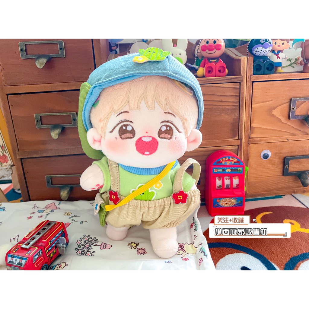 Set 4 món bộ quái vật xanh cho búp bế 10cm 15cm 20cm