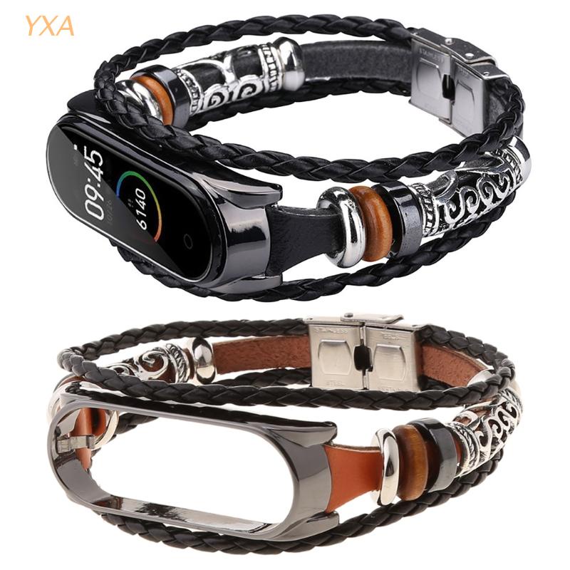 Dây Đeo Thay Thế Chất Liệu Tpu Thiết Kế Nhiều Lỗ Phong Cách Vintage Cho Xiaomi Mi Band 4/3