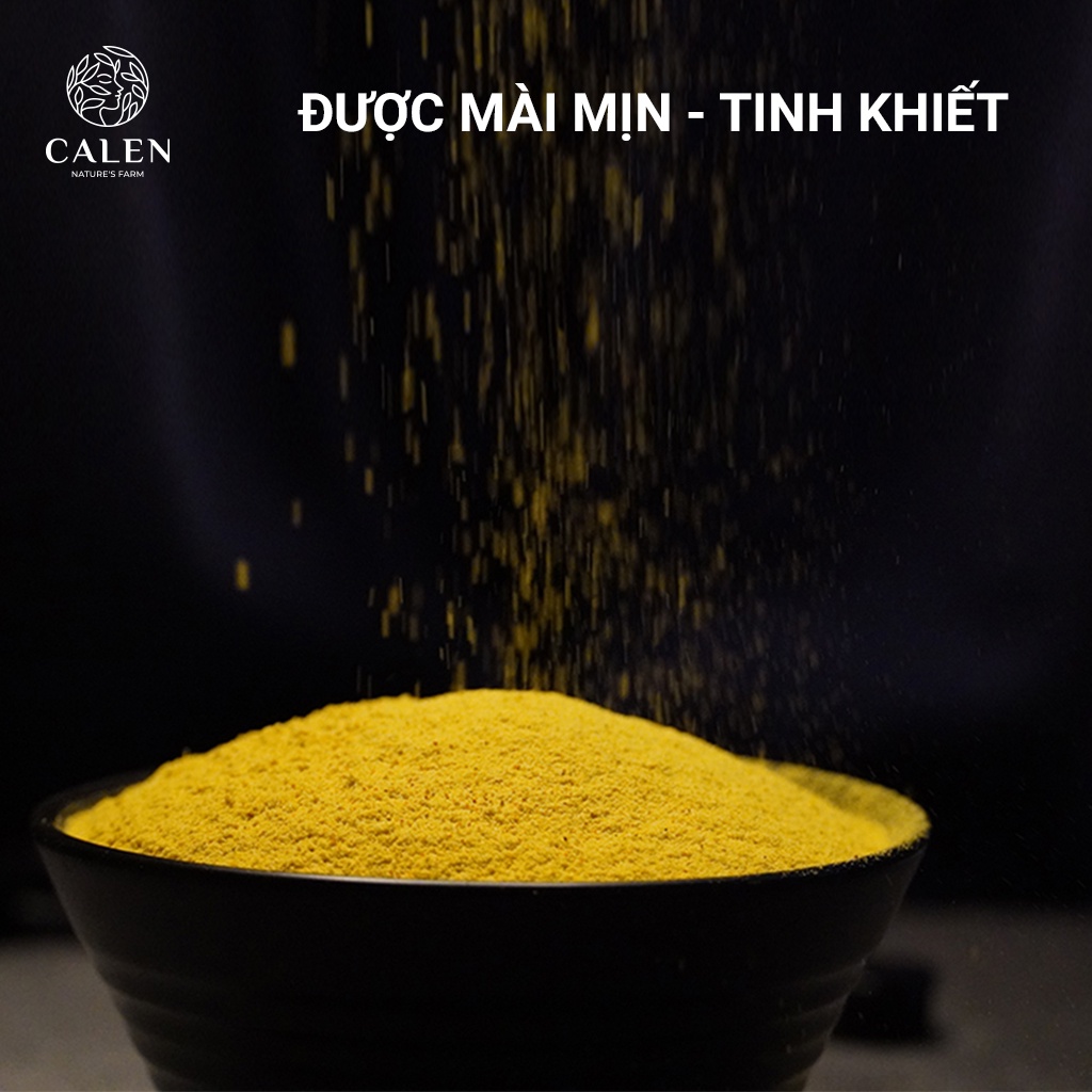 Mặt nạ nghệ , tinh bột nghệ trắng da Calen Herb Powder