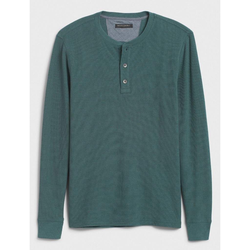 Áo thun nam dài tay BANANA REPUBLIC cổ tàu xuất xịn | BigBuy360 - bigbuy360.vn