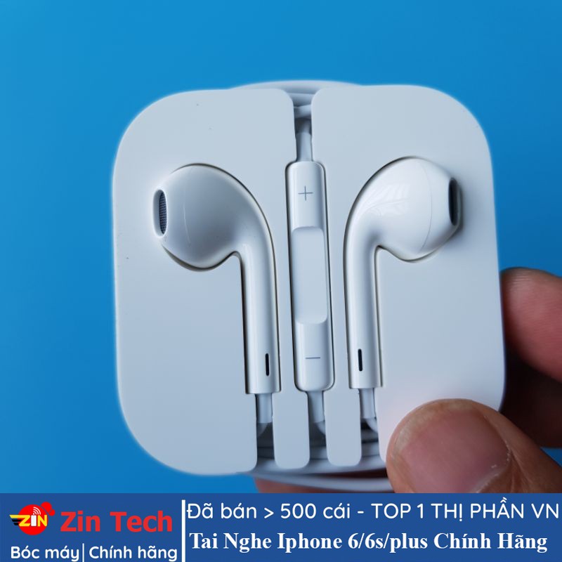 Tai nghe iphone 6 6s plus chính hãng chân tròn 3.5mm tương thích với các dòng iphone 5 5s 6 6s 6 plus 6s plus