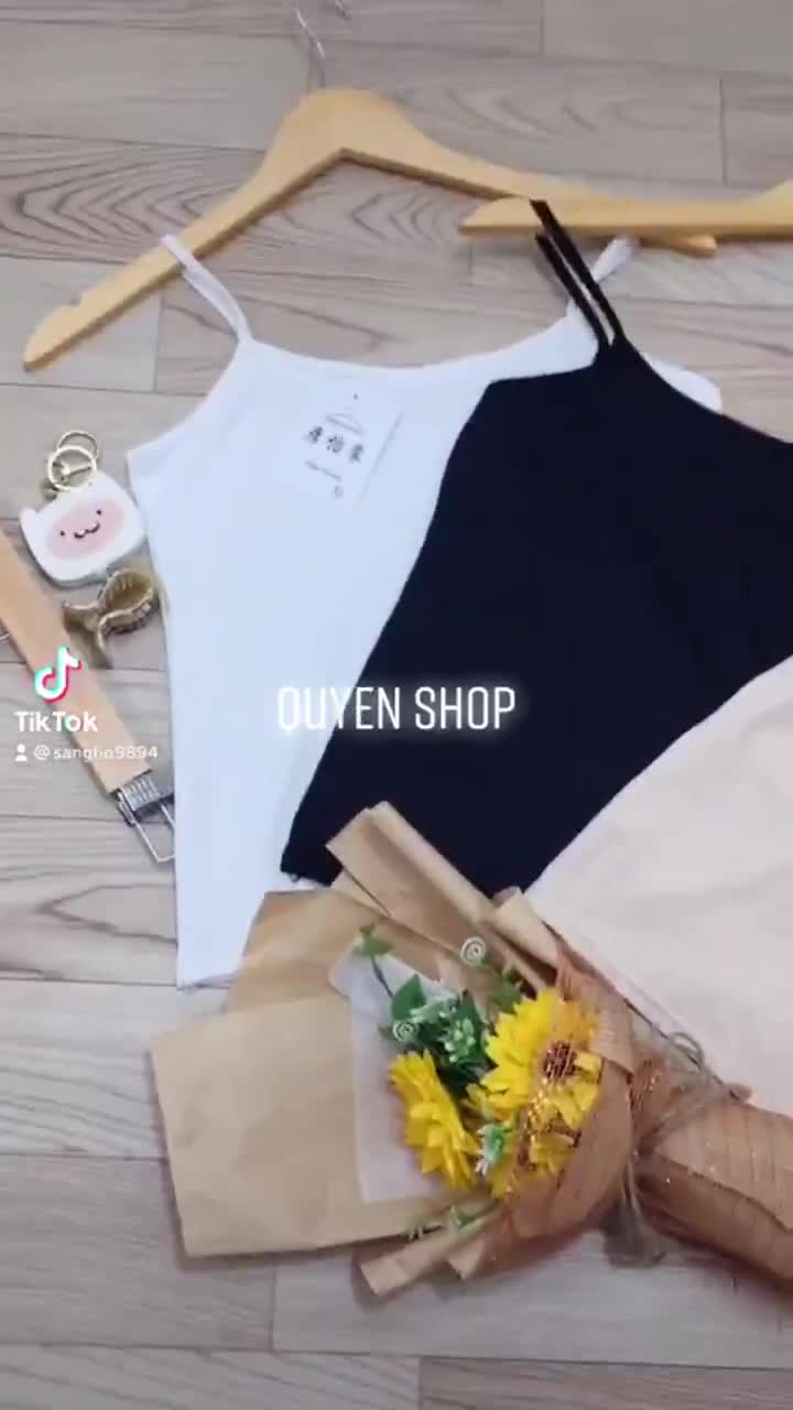 Áo Lót 2 Dây Mặc Lót Trong Chất Cotton Lụa Mềm Mịn Thoáng Mát - QS QUYEN SHOP | BigBuy360 - bigbuy360.vn