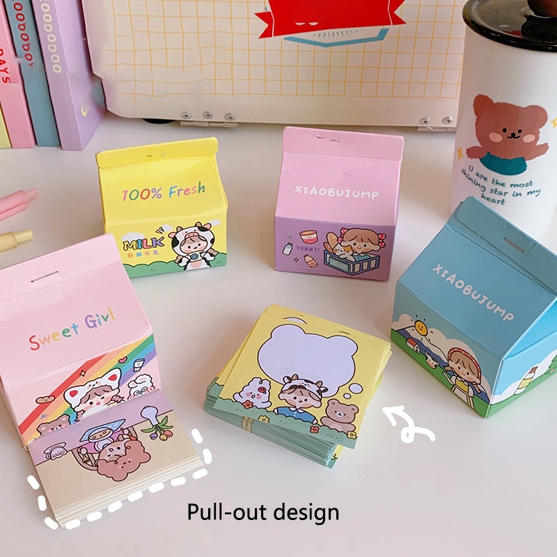 Giấy ghi chú không dính hình cô gái Nhật Bản dễ thương JP2