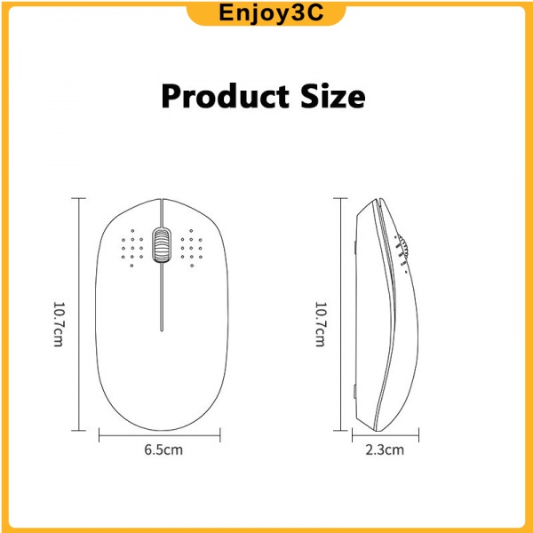 Chuột Không Dây 2.4g 1600dpi Cho Macbook Xiaomi Hp