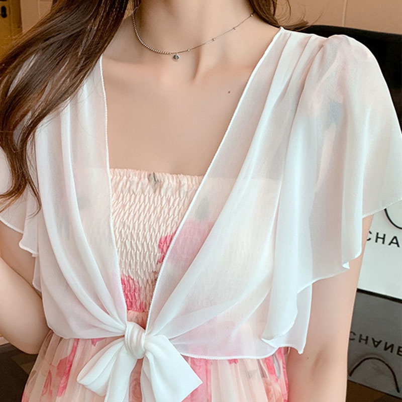 IELGY Áo cardigan Mỏng Chống Nắng Dễ Phối Đồ Thời Trang Cho Nữ
