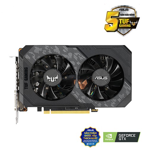 Card màn hình - VGA Asus TUF-GTX1660-6G Gaming (NVIDIA Geforce/ 6Gb/ GDDR5/ 192Bit)