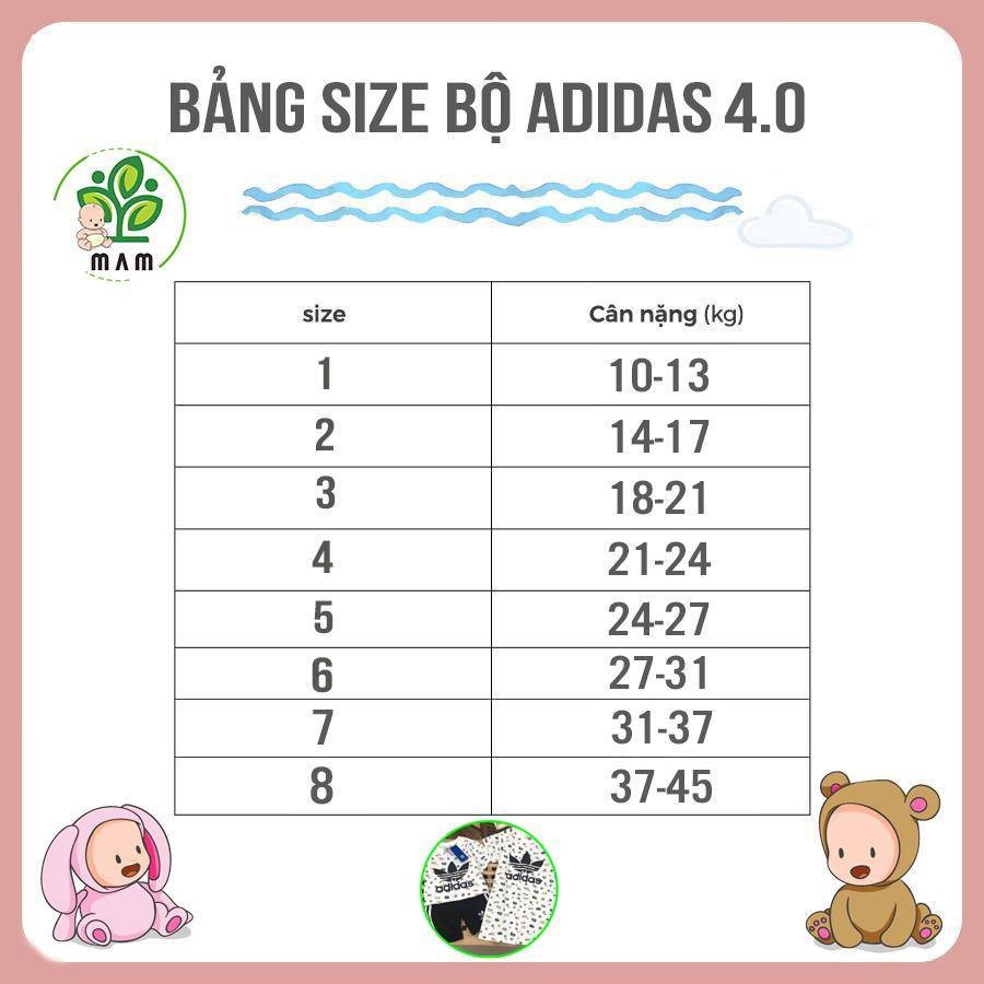 Bộ Quần Áo Trẻ Em Das 4.0 Cho Bé 1-10 Tuổi Mầm Store Size Từ 10-38 Kg Có 5 Màu