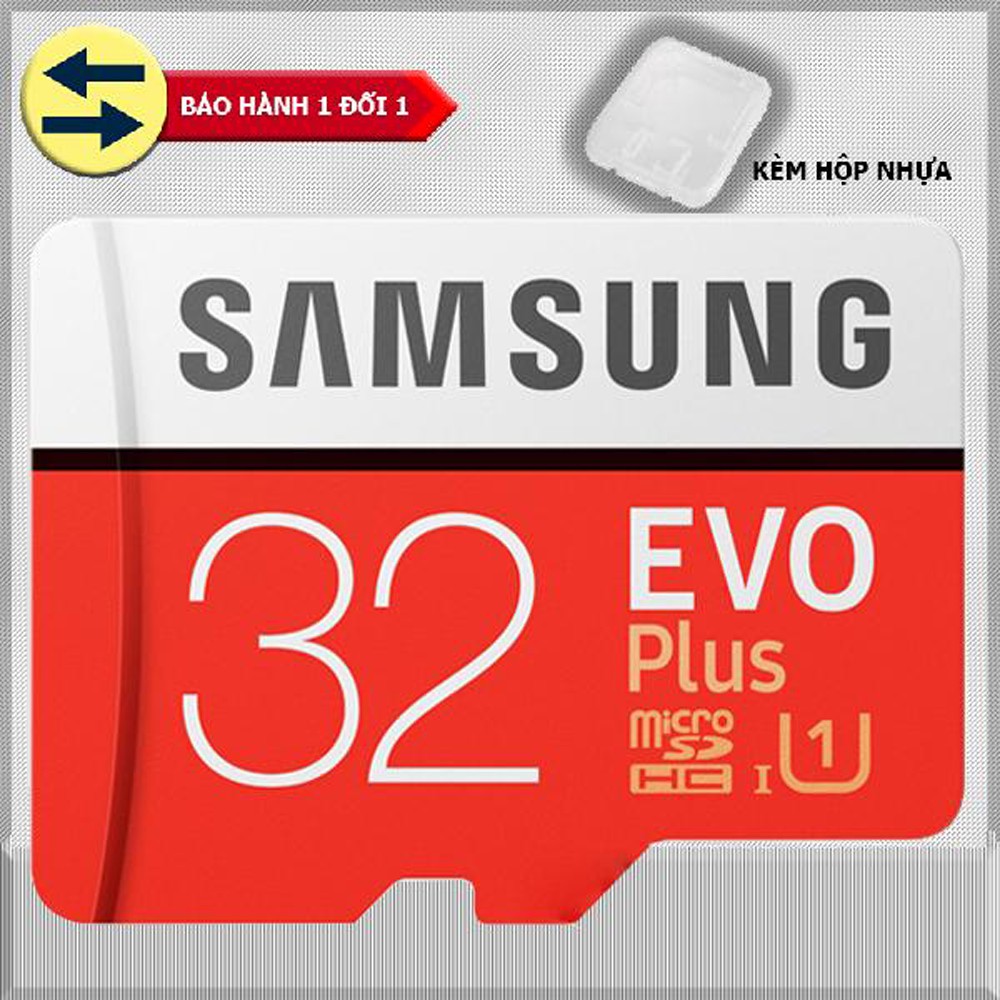 Thẻ nhớ MicroSD 32GB/64GB Samsung EVO Plus Class 10 Box 95MB/S chính hãng