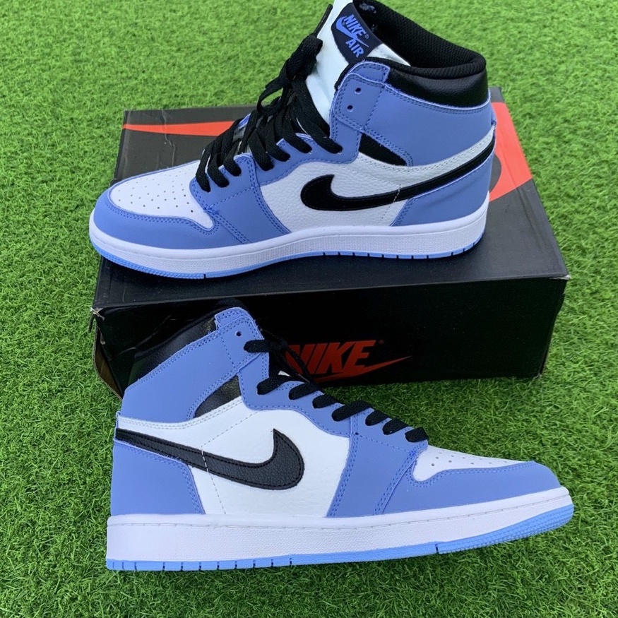Giày sneaker cổ cao Jordan 1 High University Blue đủ size nam nữ 36-43