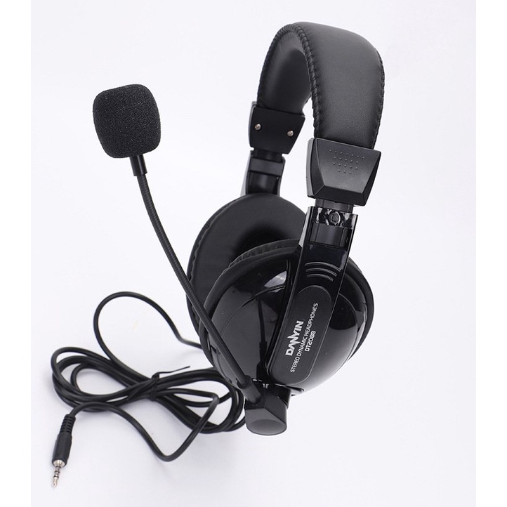 Tai nghe chụp tai cao cấp DT2088 chuyên dụng mic thoại tốt 2 phân loại cho máy tính và điện thoại